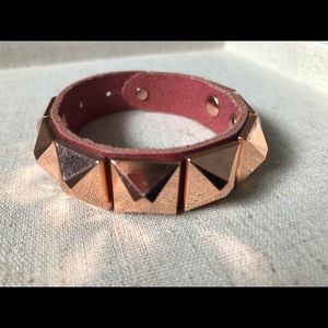 Linea Pelle studded leather bracelet